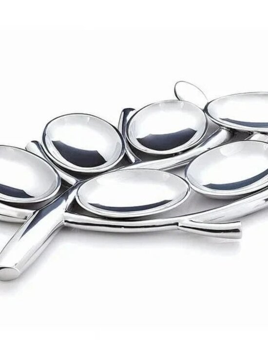 Nambe Other - Nambé Tree of Life Seder Plate Judaica Passover Seder (Best Holidays Gift)